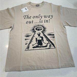 Gallery dept T shirt “only way that is out is in”